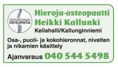 Hieroja-Osteopaatti Heikki Kallunki